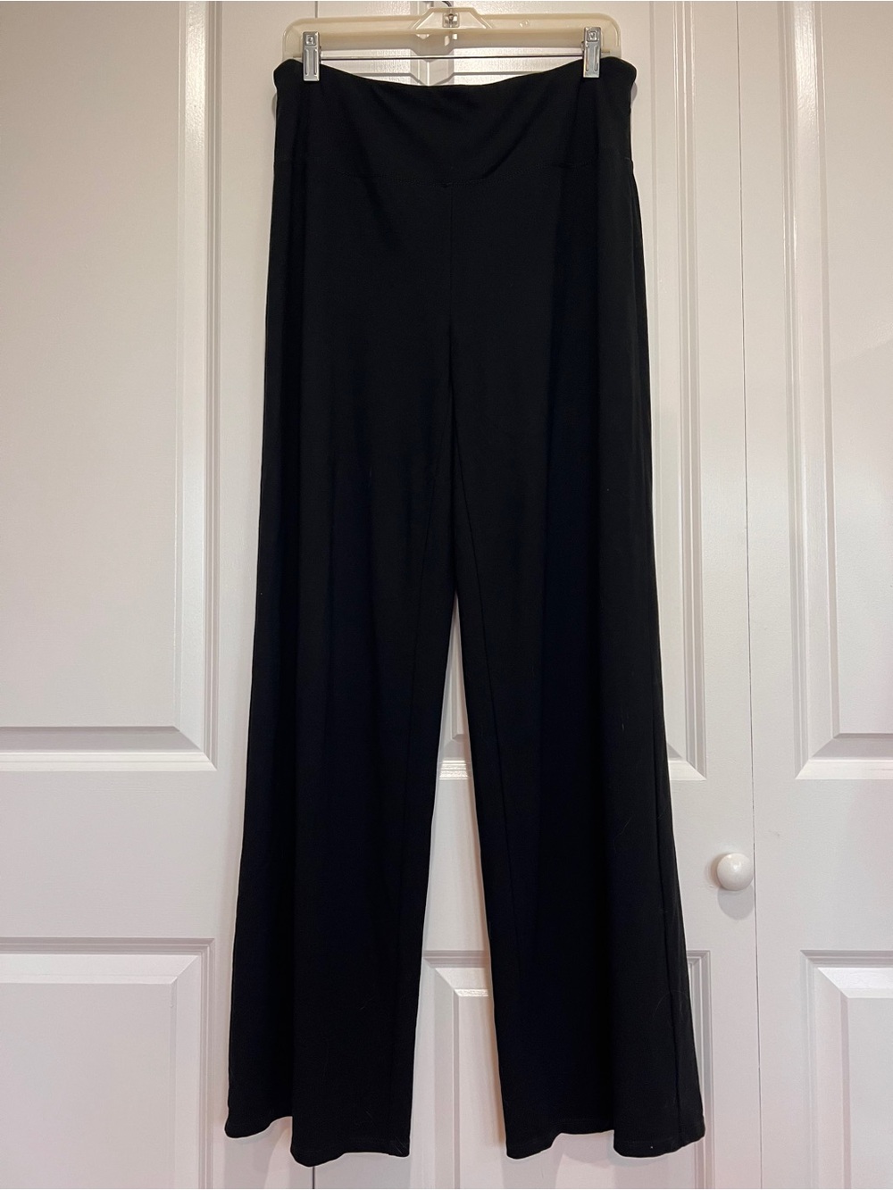 JJill Wearevever smooth fit Black Wide-Leg Women's Pants